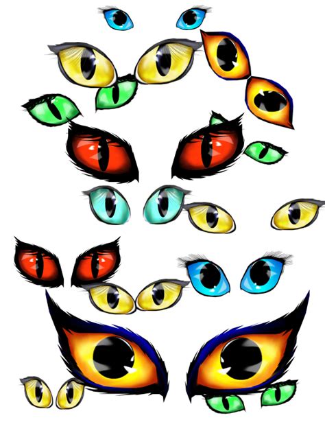 Library Of Spooky Halloween Eyes Clipart Free Library Png
