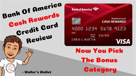 One appealing feature of the bank of america customized cash rewards card is a flexible rewards rate that lets users choose their own bonus category. Bank Of America Cash Rewards Credit Card Review- Pick Your Category | Waller's Wallet - YouTube