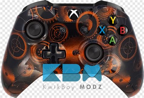 Steampunk Gears Xbox One Controller Transparent Png 794x542