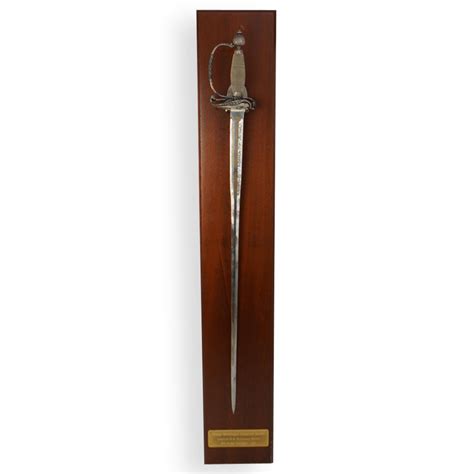 Sold Price George Washington Sterling Inaugural Sword Replica