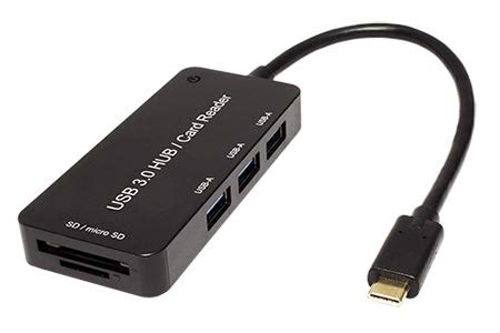 Čtečky (přenosné online terminály), které zpravidla. Čtečka karet USB C(M) - SD/Micro SD + 3x USB 3.0 | SECOMP a.s.