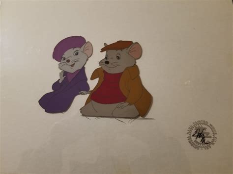 Original Walt Disney Production Cel From The Rescuers Featuring Miss
