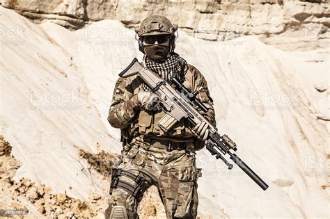 They were renamed in 75th infantry regiment (ranger) and finally, on 25. Army Ranger In The Mountains Stock Photo - Download Image ...