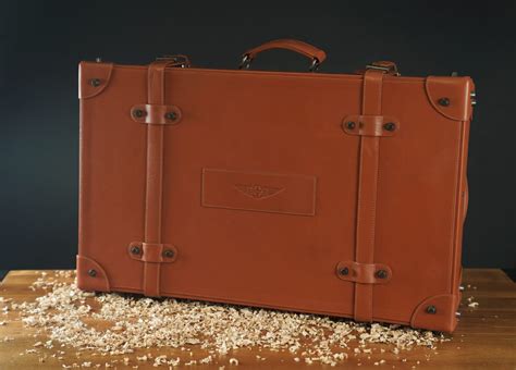 Morgan Leather Suitcase Tan Morgan Motor Company Shop