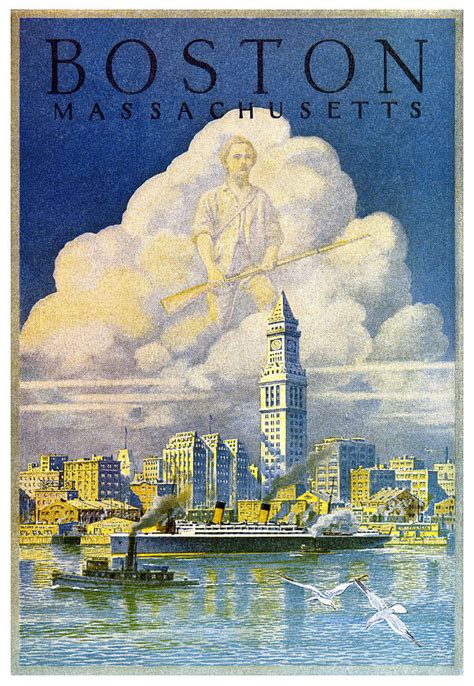 1930 Boston Massachusetts Painting By Historic Image Fine Art America