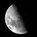 Hi Res Image of Half Moon - Mike's Astro Photos