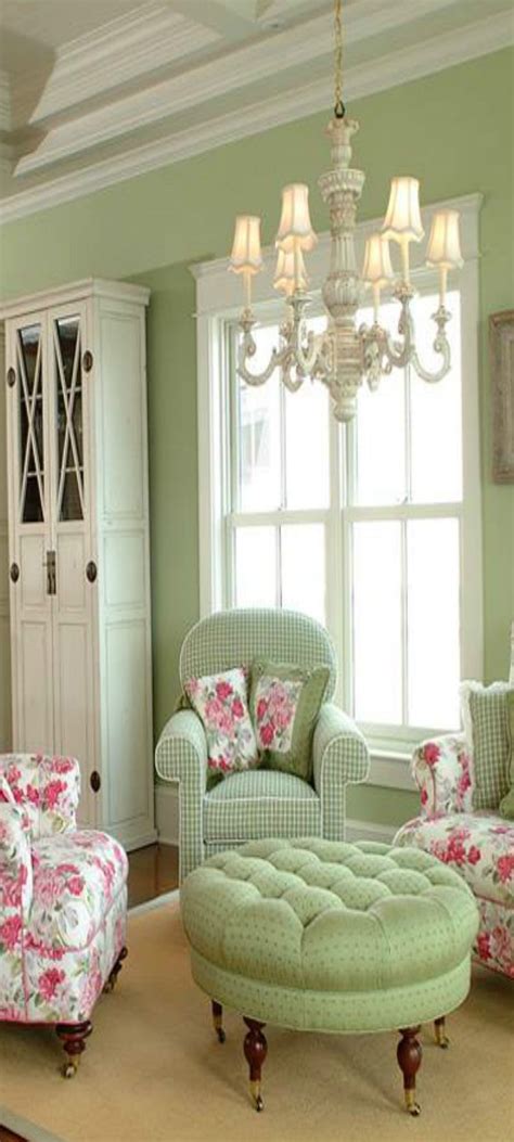 Pin By Laurie Jean On Little Green House Chic Living Room Decor