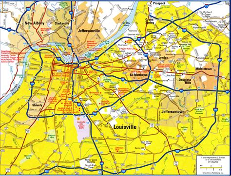 Louisville Ky City Map Adast