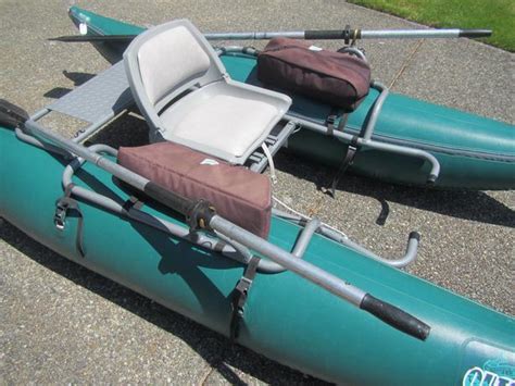 Outcast Pac900 Pontoon Boat Complete With Oars Anchor Wheel Saanich