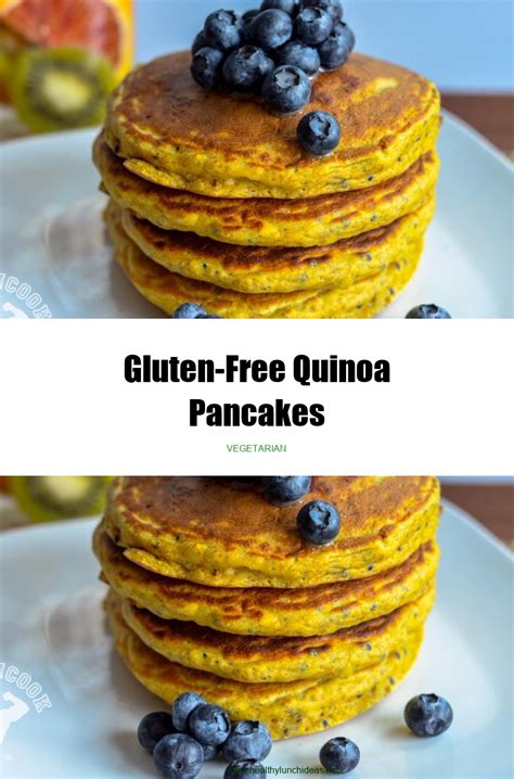 Healthy Recipes Gluten Free Quinoa Pancakes Recipe