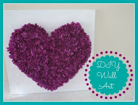 Diy Room Decor Tissue Paper Heart Wall Art Tissue Paper Flowers Diy