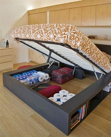 40 Creative Storage Design For Small Spaces Bedroom Ideas Small
