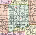 Dale County, Alabama, Map, 1911, Ozark, Midland City, Daleville