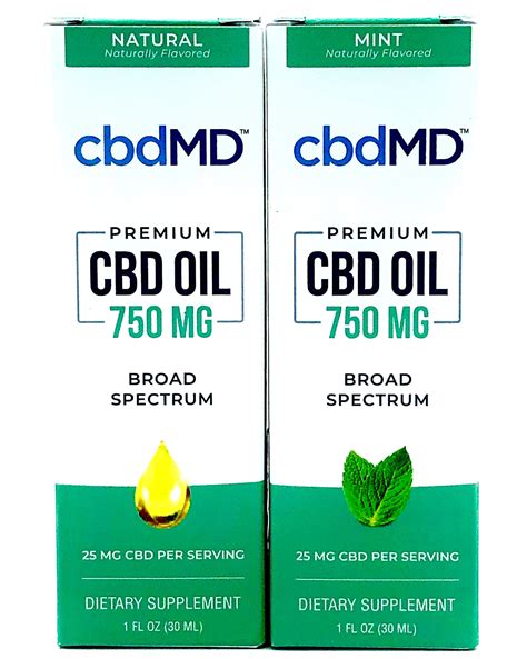 Cbd Oil 750mg Broad Spectrum By Cbdmd Hazy Dayz