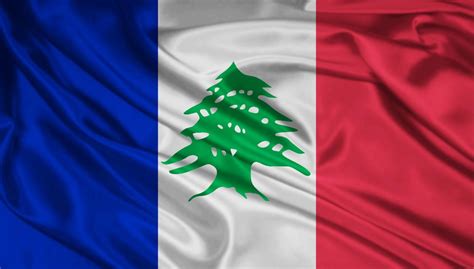 French Flag With Lebanon Overlay Katy Jon Went