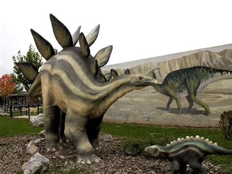 Dinosauro Di Stegosauro Fotografia Stock Immagine Di Caccia 79004572