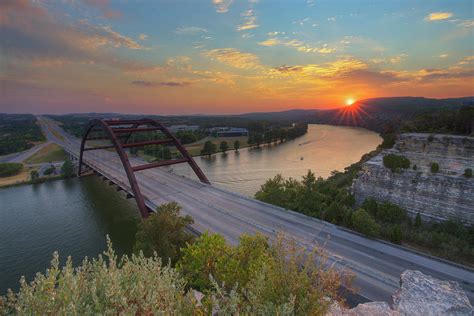 360 Bridge Austin Texas Summer Sunset 3 Photograph By Rob Greebon