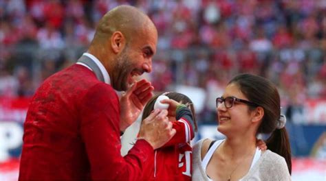 Pep Guardiola Worried As Premier League Star Seen Kissing His Daughter
