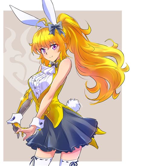 Yang In A Bunny Girl Outfit Rwby Know Your Meme