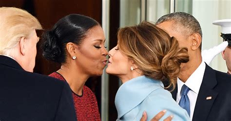 Michelle Obama And Melania Trump Donald Trumps Inauguration Day In Pictures Us Weekly