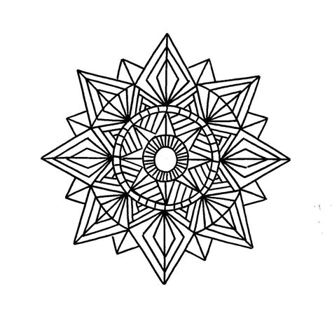 Redesign Mandala Geometric Coloring Pages Mandala Coloring Pages