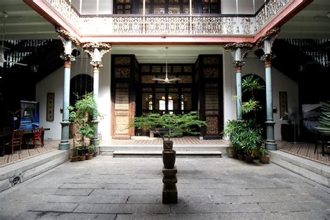 Indigo restaurant at the blue mansion. The Courtyard Heritage Restaurant at Cheong Fatt Tze's Mansion