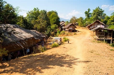 Akha Tribe Village Near Chiang Rai Thailand Matthew Williams Ellis