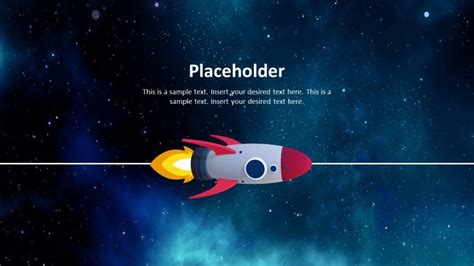 Powerpoint Space Rocket Clipart Timeline Slidemodel