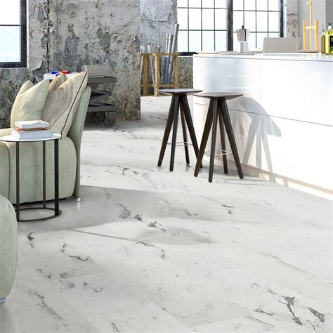 White Marble Effect Laminate Flooring Flooring Ideas