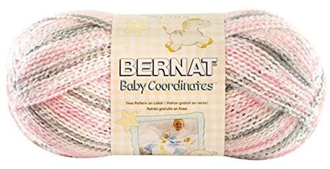 Bernat Baby Coordinates Ombre Yarn 425 Oz Gauge 3 Light Dove Girl