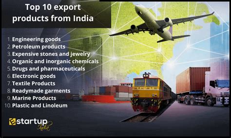 Top 10 Export Products From India Call 8881 069 069 E Startupindia