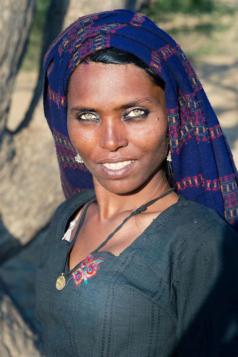 Portrait From A Woman From Rajasthan Thar Desert India Mirjam