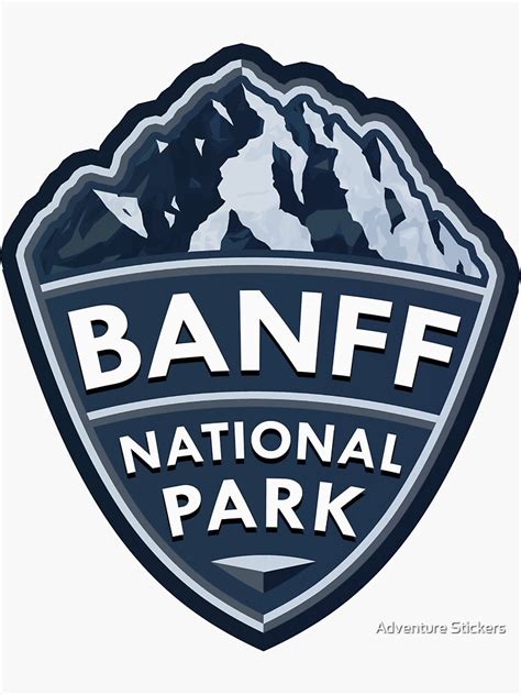 Banff National Park Simple Sticker By Tysonk Redbubble
