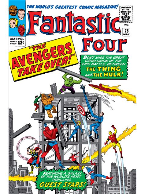 Classic Marvel Comics On Twitter Fantastic Four 26 Cover Dated May