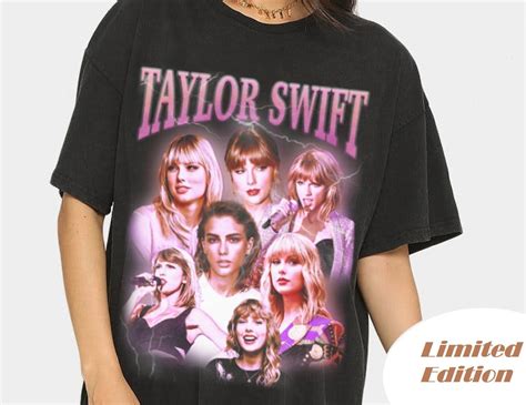 Taylor Swift Vintage T Shirt Taylor Swift Limited Edition Etsy