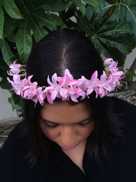 Handmade Lilly Floral Crown Etsy