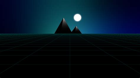 Pyramid Synthwave Minimal 8k Hd Artist 4k Wallpapers Images