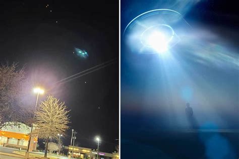 Ufo Claims Sparked After Mysterious Cluster Of Lights Snapped Looming