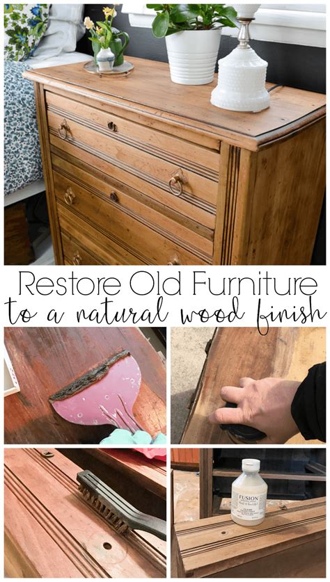 Restore Antique And Vintage Furniture To Natural Wood Finish The Easy