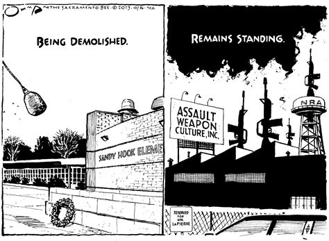 Editorial Cartoon Sandy Hooks Legacy The Boston Globe
