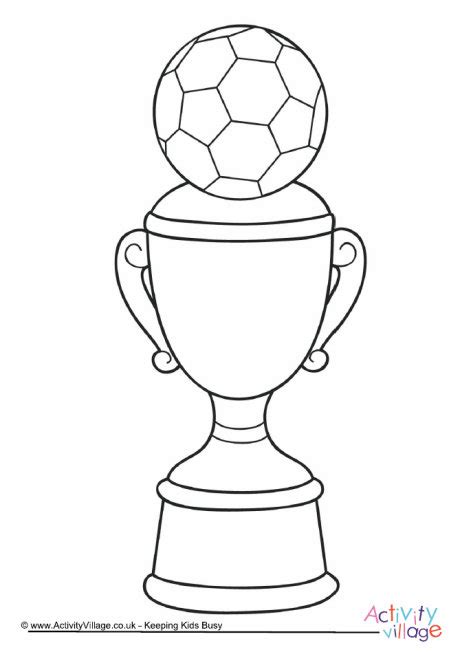 Trophy Coloring Pages Coloring Home