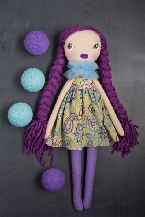 Emily Handmade Ooak Doll Art Doll Cloth Doll Rag Doll Etsy Art