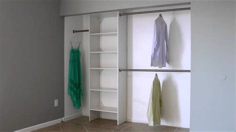 What is the length of a closet shelf? What is the standard double closet rod height? - YouTube