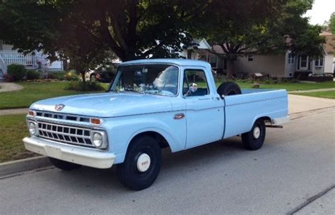 1965 Ford F100 352 Ic V8 Long Bed Twin I Beam Custom Cab For Sale In