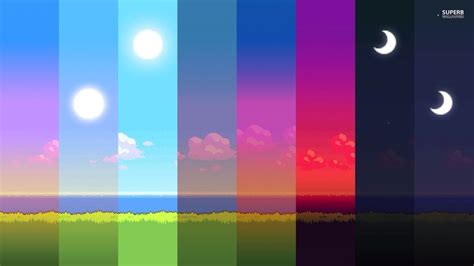 8 Bit Sky 8 Bit Pixel Art Wallpaper