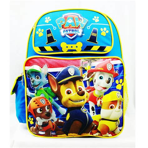 Paw Patrol Medium Backpack Paw Patrol Marshall And Chase School Bag