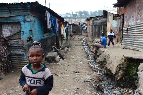 Inside Mathare Slum And Kids Slums Mathare Kenya Africa