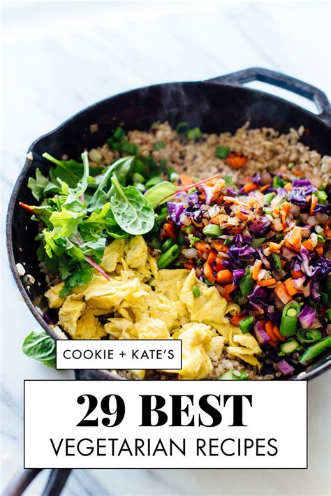Next to subway, chipotle is the best vegetarian fast food place around. 29 Best Vegetarian Recipes - Cookie and Kate
