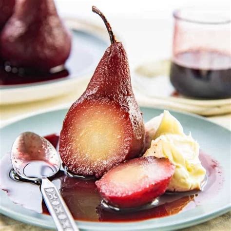 Chocolate Stuffed Poached Pear Tarts The Flavor Bender