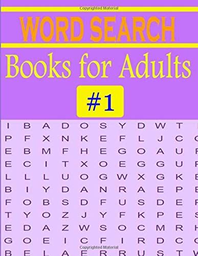 Word Search Books For Adults 1 Large Print Word Search Puzzles Spiral